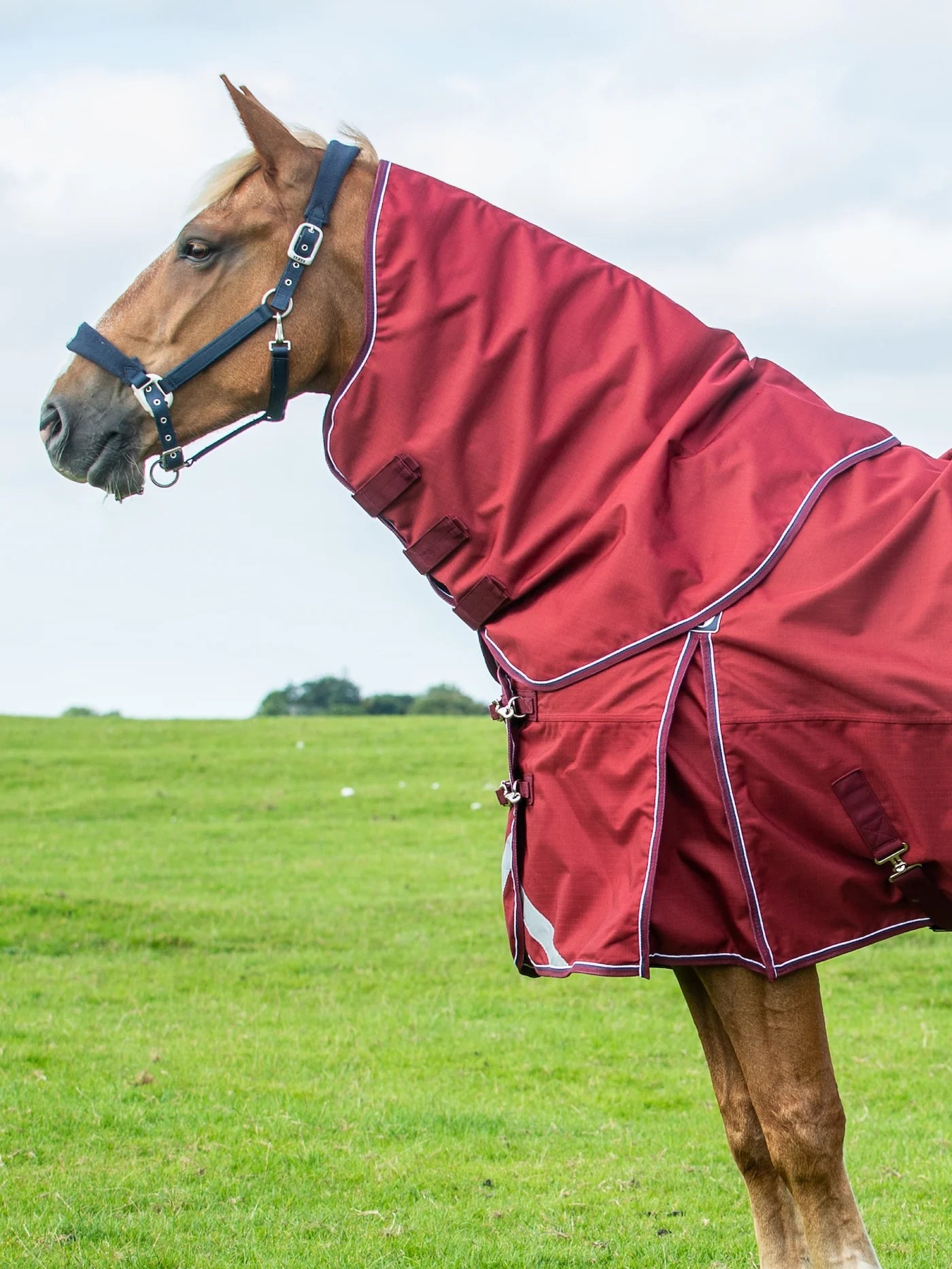 Epic Essential No Fill Turnout Hood - Broad Fit - Red