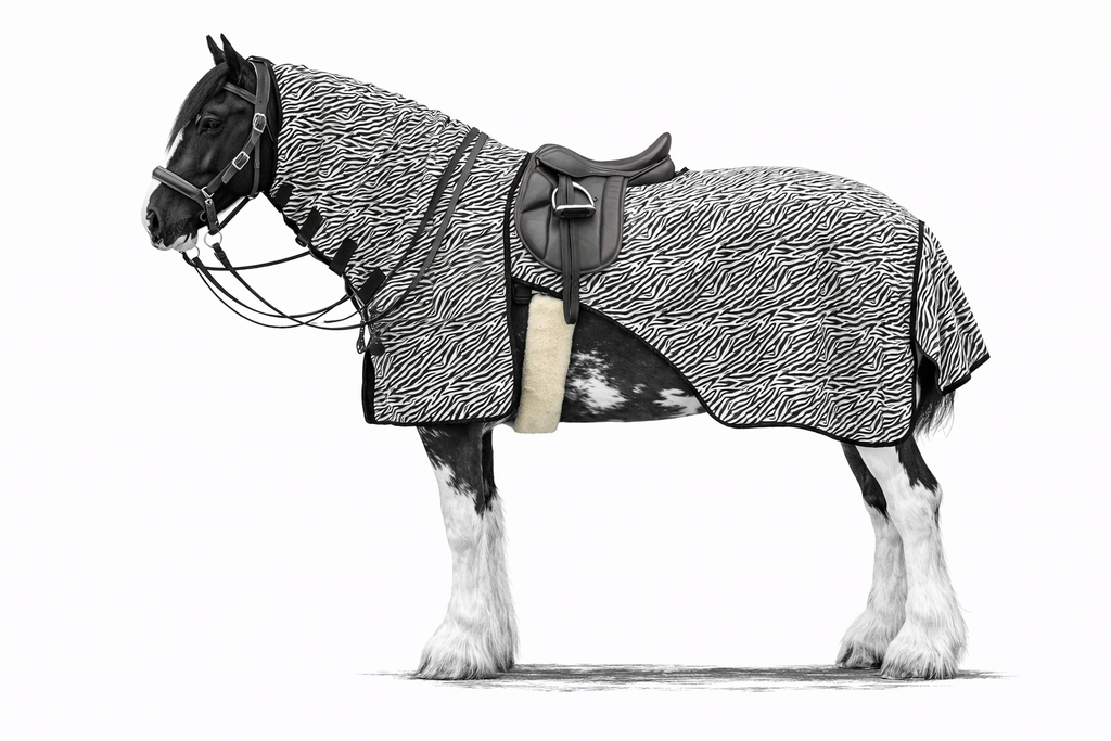 Epic Classic Zebra Ride-On Fly Rug - Broad Fit